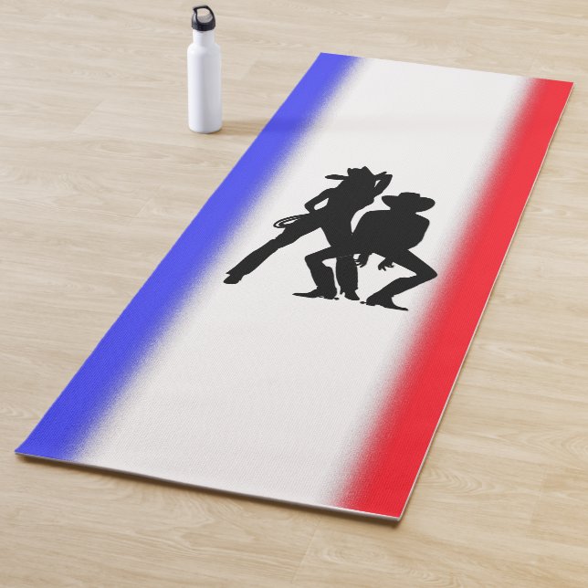 Country Western Line Dance Gone Bad Yoga Mat (In Situ)