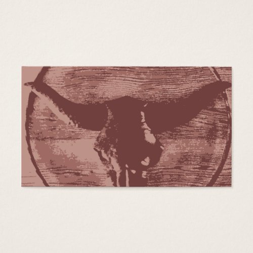 Country Western Longhorns Bull Skull Cowboy Gifts