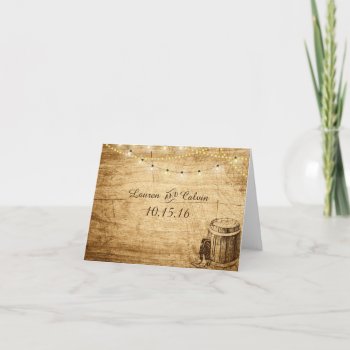 Country Western Note Card by LangDesignShop at Zazzle