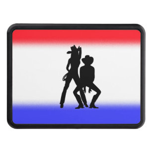 Country Western Patriotic Fun Hitch Cover