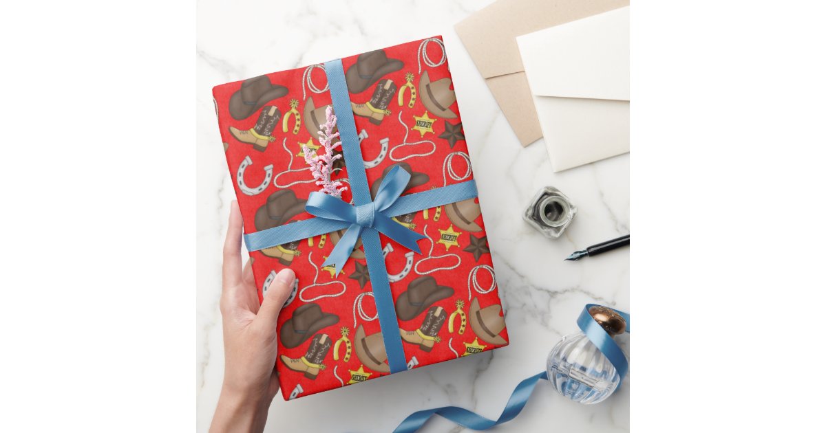 Vintage Harlequin Horse Christmas Gift Wrapping Paper - The