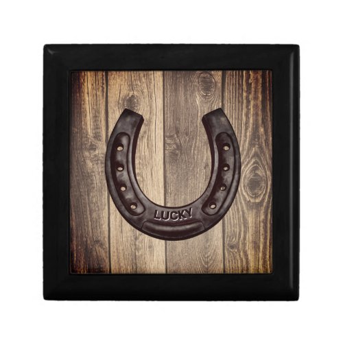Country Western Personalized Lucky Horseshoe Gift Box