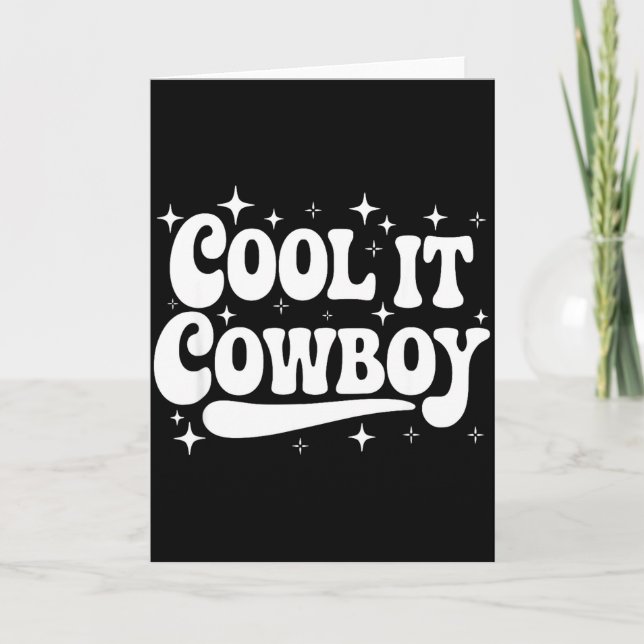 Country Western Sarcastic Quote Saying Gift Summer Card (Front)