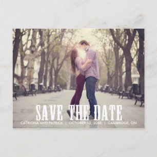 Country Western Save the Date Postcard