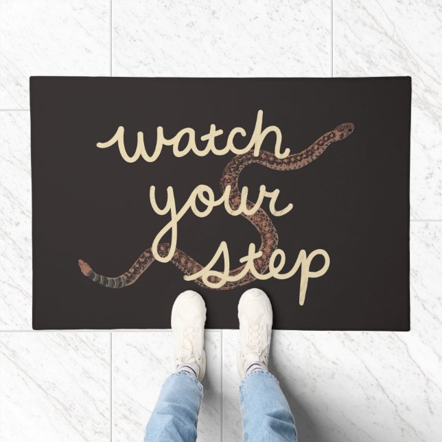 Country Western Snake Doormat (Indoor)
