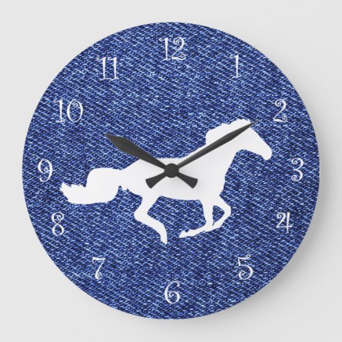 Country Western Wall Decor Clock