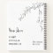Country Wildflower Floral Botanical Line Drawing 