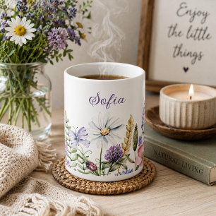 Country Wildflowers Signature Coffee Mug