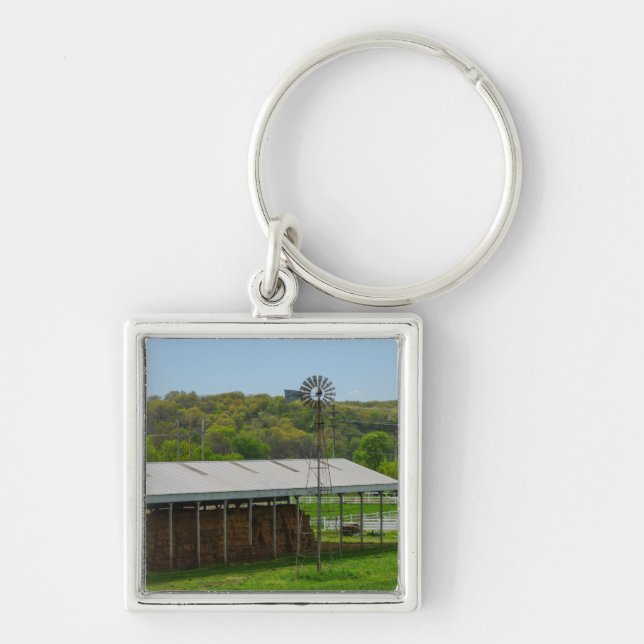 Country Windmill Keychain (Front)