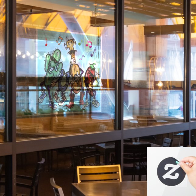 Country Window Cling (Restaurant Window)