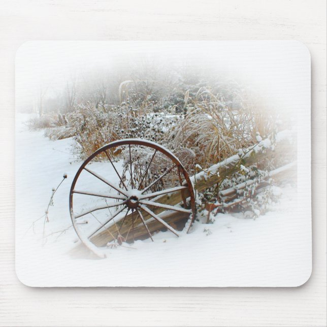 Country Winter Mouse Pad (Front)