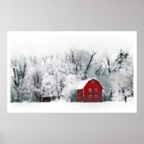 Country winterposter poster