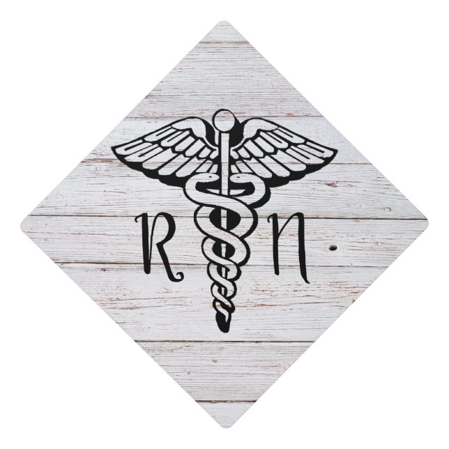 Country Wood Nursing Graduatuion Tassel Topper (Front)