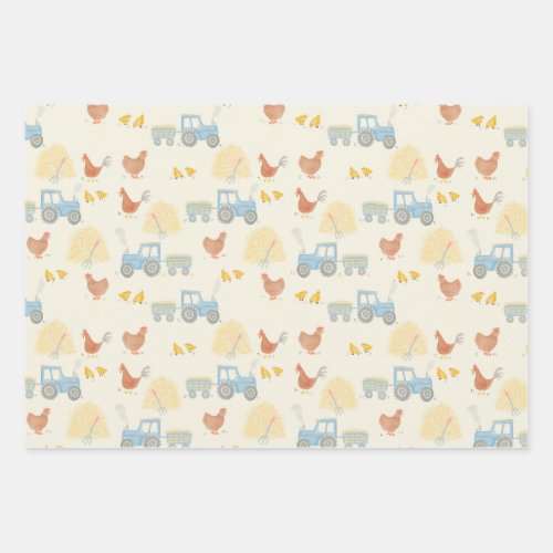 Country wrapping paper