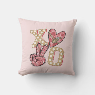 Country XOXO – Wild West Love Throw Pillow