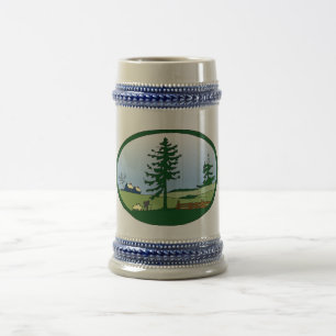 Countryside Ceramic Stein