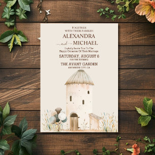 Countryside Farm Rural  Wedding Invitation