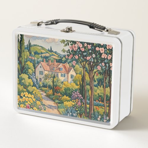  Countryside Haven Metal Lunch Box