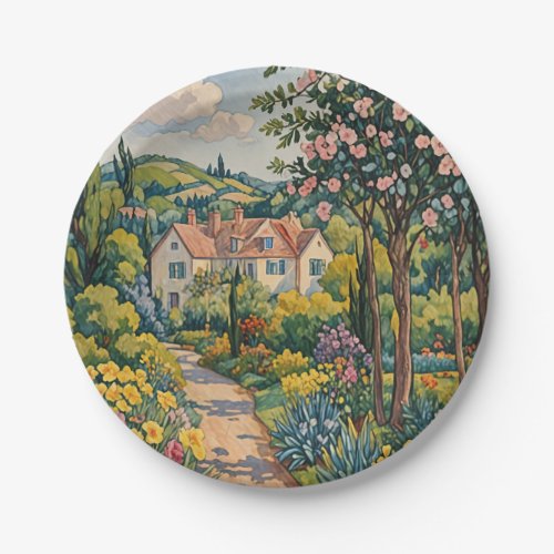  Countryside Haven Paper Plates