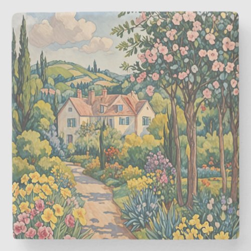  Countryside Haven Stone Coaster