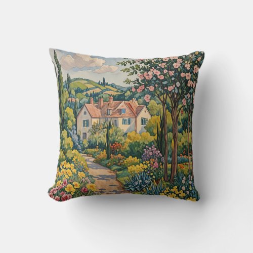  Countryside Haven Throw Pillow