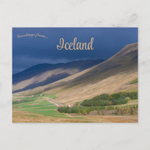 Countryside in Iceland Postcard