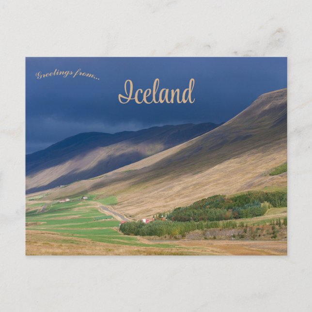 Countryside in Iceland Postcard (Front)
