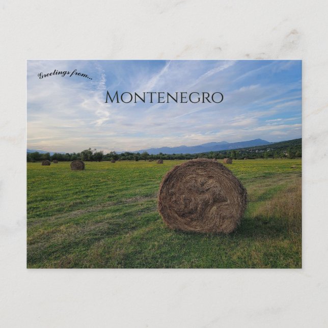Countryside in Podgorica Montenegro Postcard (Front)