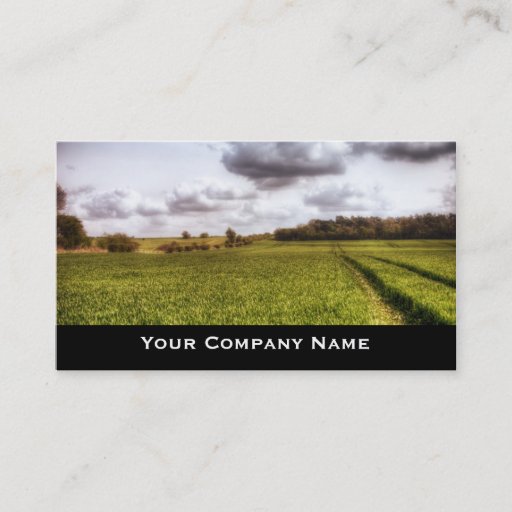 Customizable Countryside Landscape Business Cards