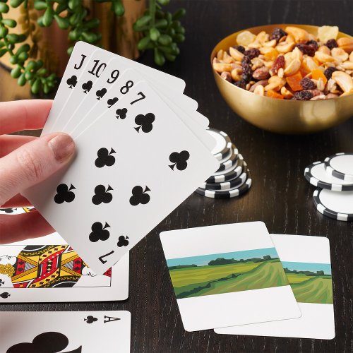 Countryside Landscape Playing Cards