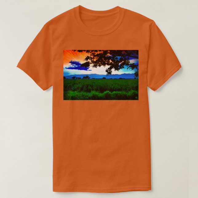 Countryside Near Cartago Colombia T-Shirt (Design Front)