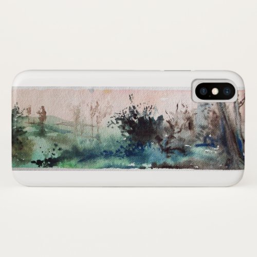 COUNTRYSIDE OF MAREMMA TUSCANY LANDSCAPE iPhone X CASE