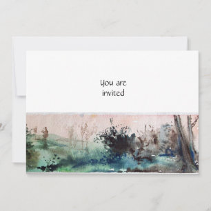 COUNTRYSIDE OF MAREMMA /TUSCANY LANDSCAPE INVITATION