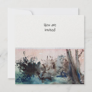 COUNTRYSIDE OF MAREMMA /TUSCANY LANDSCAPE INVITATION