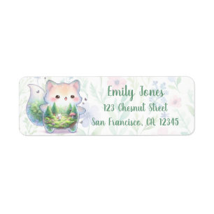Countryside Raccoon Dreamscape Return Label