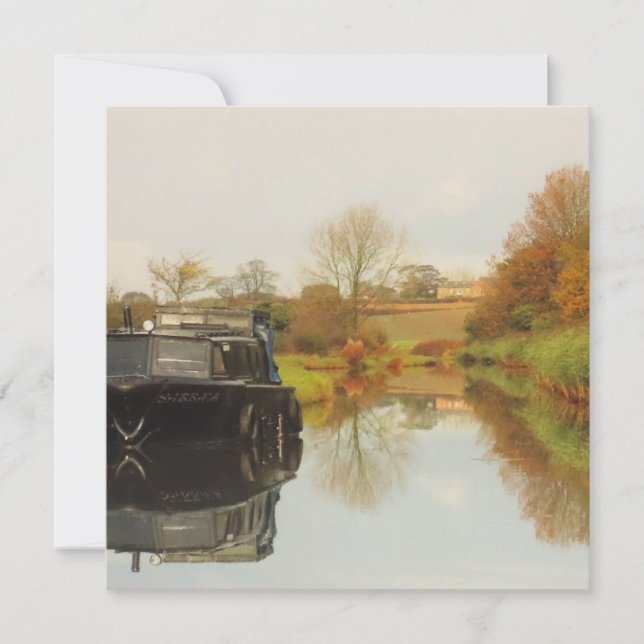 Countryside Reflections Greetings Card (Front)