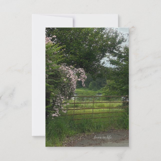 Countryside Scenery Note Card (Front)