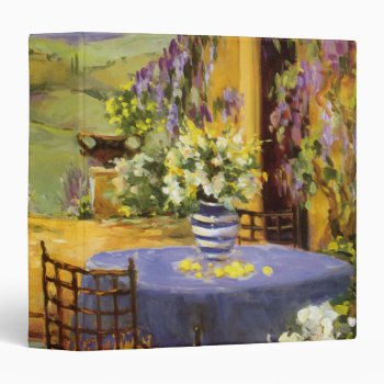 Countryside Terrace 3 Ring Binder by AuraEditions at Zazzle