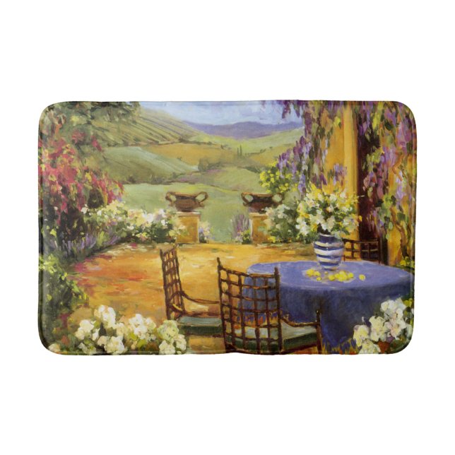 Countryside Terrace Bathroom Mat (Front)