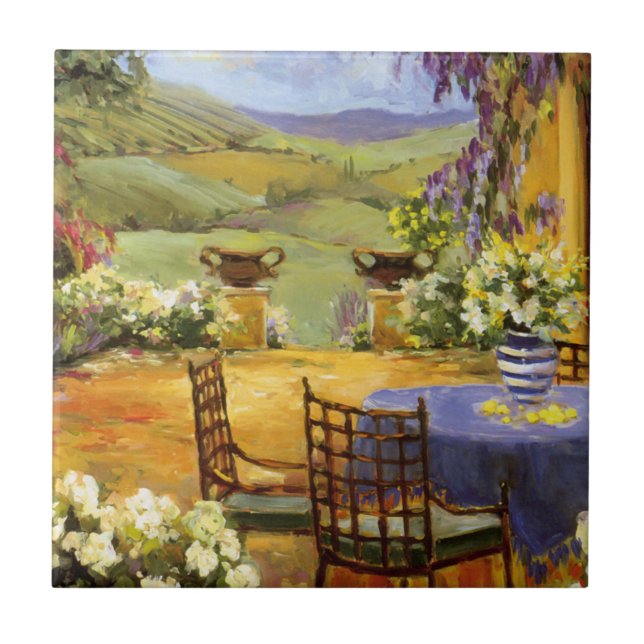 Countryside Terrace Ceramic Tile (Front)