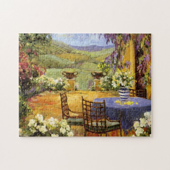 Countryside Terrace Jigsaw Puzzle (Horizontal)