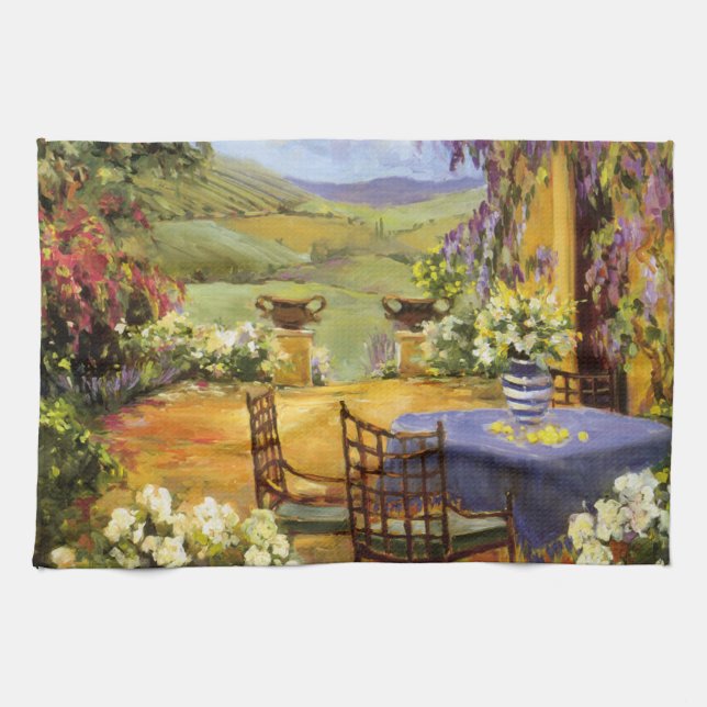 Countryside Terrace Kitchen Towel (Horizontal)