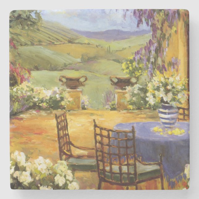 Countryside Terrace Stone Coaster (Front)