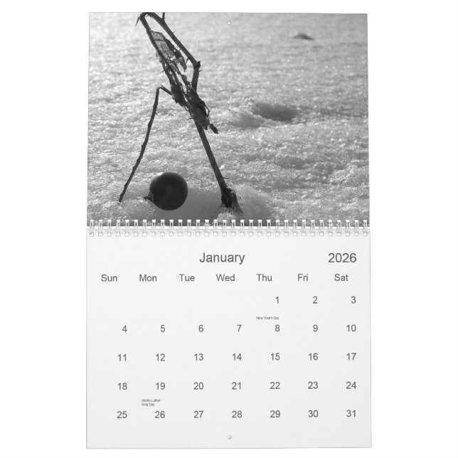 Countryside Themed Calendar (Jan 2026)