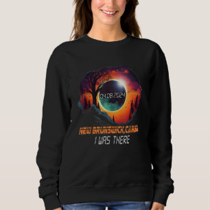 Countryside Total Solar Eclipse 2024 New Brunswick Sweatshirt