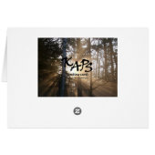 Countryside Winter Sunset Cards (Back Horizontal)