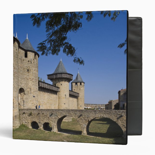 Counts Castle, Carcassonne, Aude, Languedoc, 3 Ring Binder (Front/Inside)