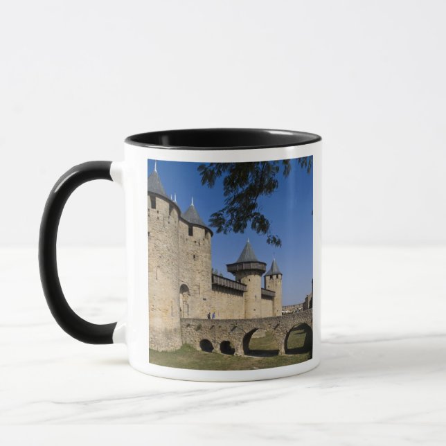 Counts Castle, Carcassonne, Aude, Languedoc, Mug (Left)