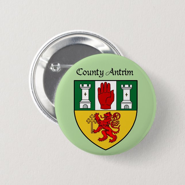 County Antrim Button (Front & Back)