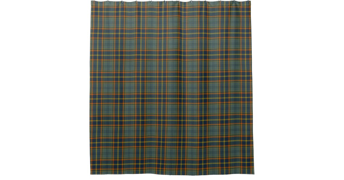 County Antrim Irish Tartan Shower Curtain Zazzle Com